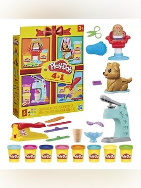 Play-Doh 4-in-1 Playset New Box Damage